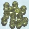 12 20mm Acrylic Faceted Olivine